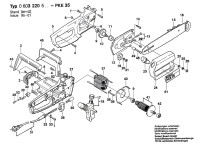 Bosch 0 603 220 542 PKE 35 Diy Chain Saw 240 V / GB Spare Parts PKE35